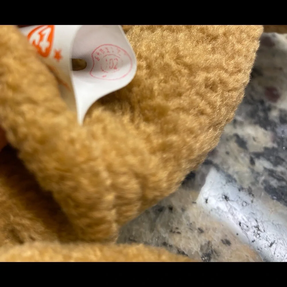 Beanie Baby - Brown Curly Bear WITH ERRORS Very Nice Looking! - Picture 7 of 7